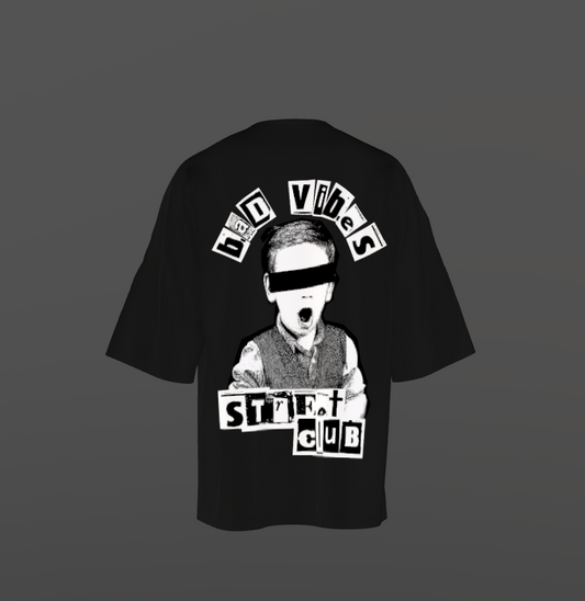 Tricou Oversized Bad Vibes Concept