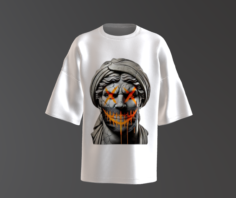 Tricou Oversized Statue Concept