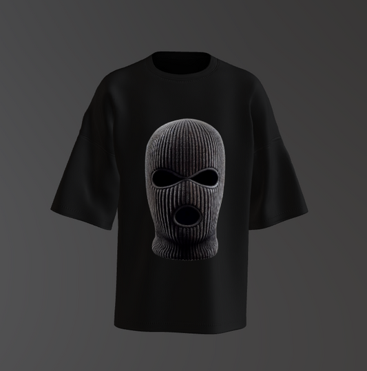 Tricou Oversized Ski Mask Concept