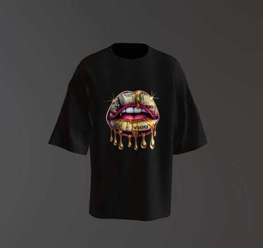 Tricou Oversized Pink Thief Concept