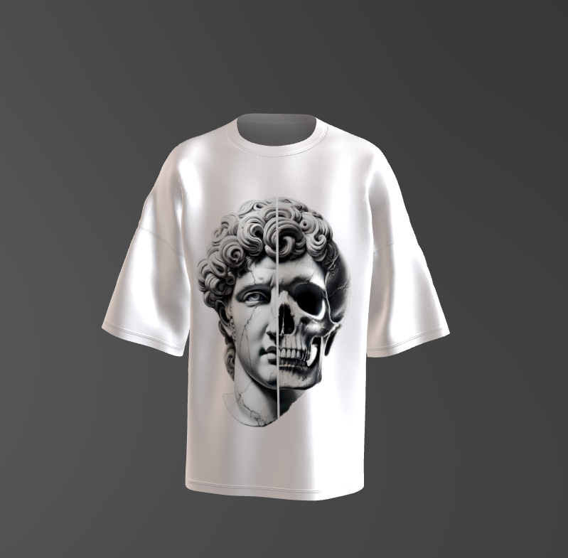 Tricou Oversized Statue Concept