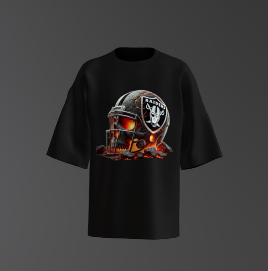 Tricou Oversized Raiders Concept