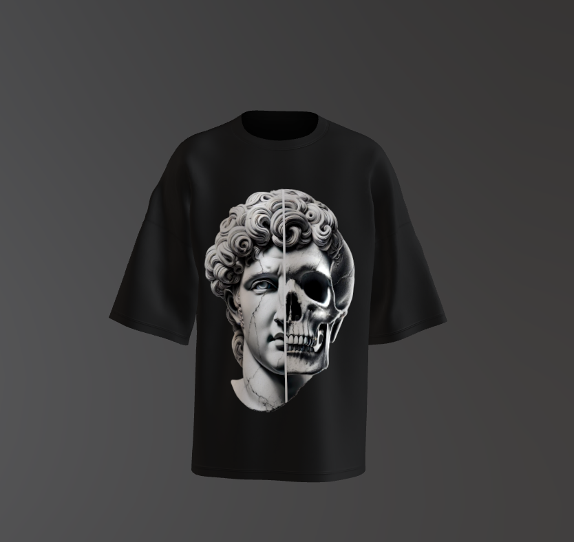 Tricou Oversized Statue Concept