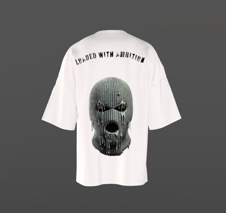 Tricou Oversized Loaded With Ambition Concept