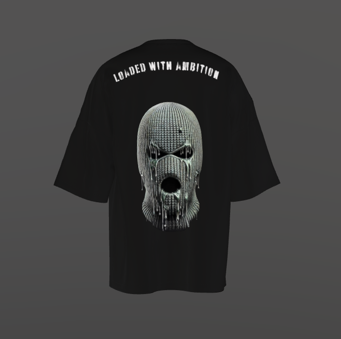 Tricou Oversized Loaded With Ambition Concept