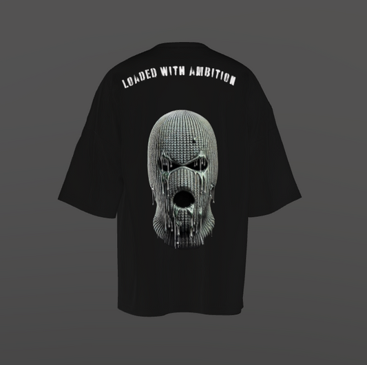 Tricou Oversized Loaded With Ambition Concept