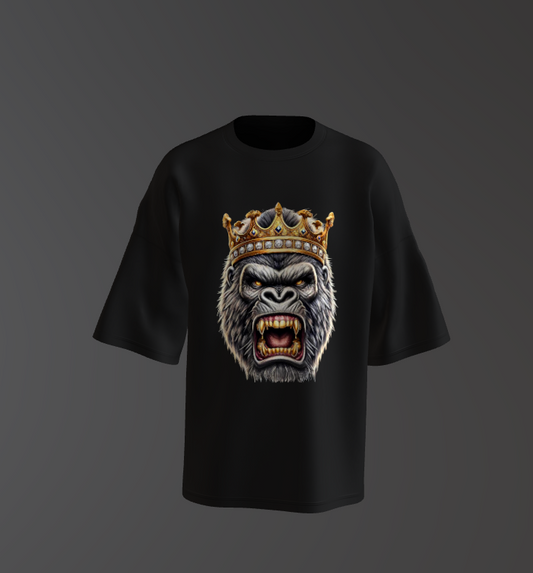 Tricou Oversized Gorilla King Concept