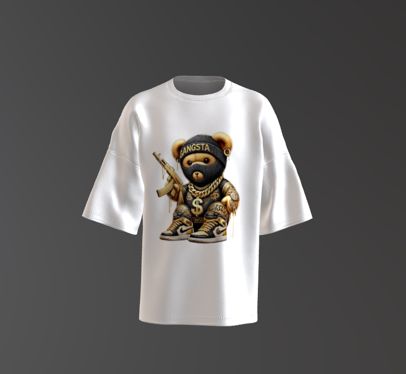 Tricou Oversized AK-47 Teddy Bear Concept