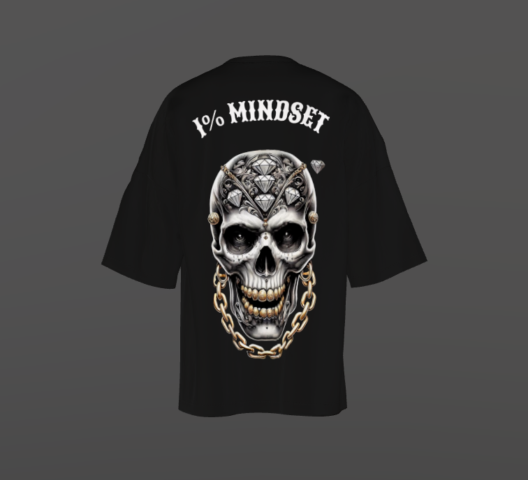 Tricou Oversized 1% Mindset Concept