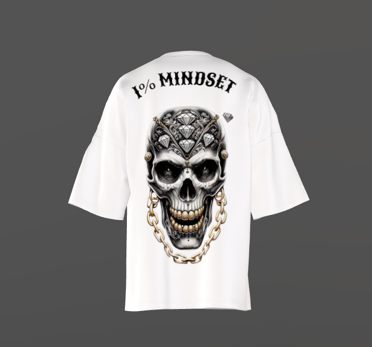 Tricou Oversized 1% Mindset Concept
